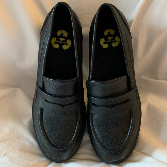 Rocket Dog black 'Imea' chunky loafers - Picture 2 of 9